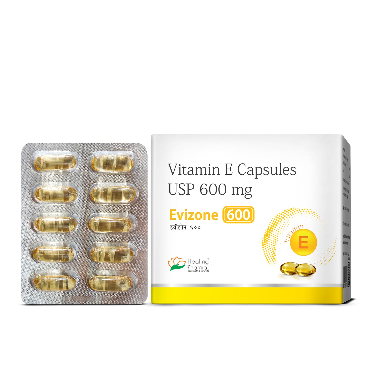 Evizone 600 mg of Vitamin E