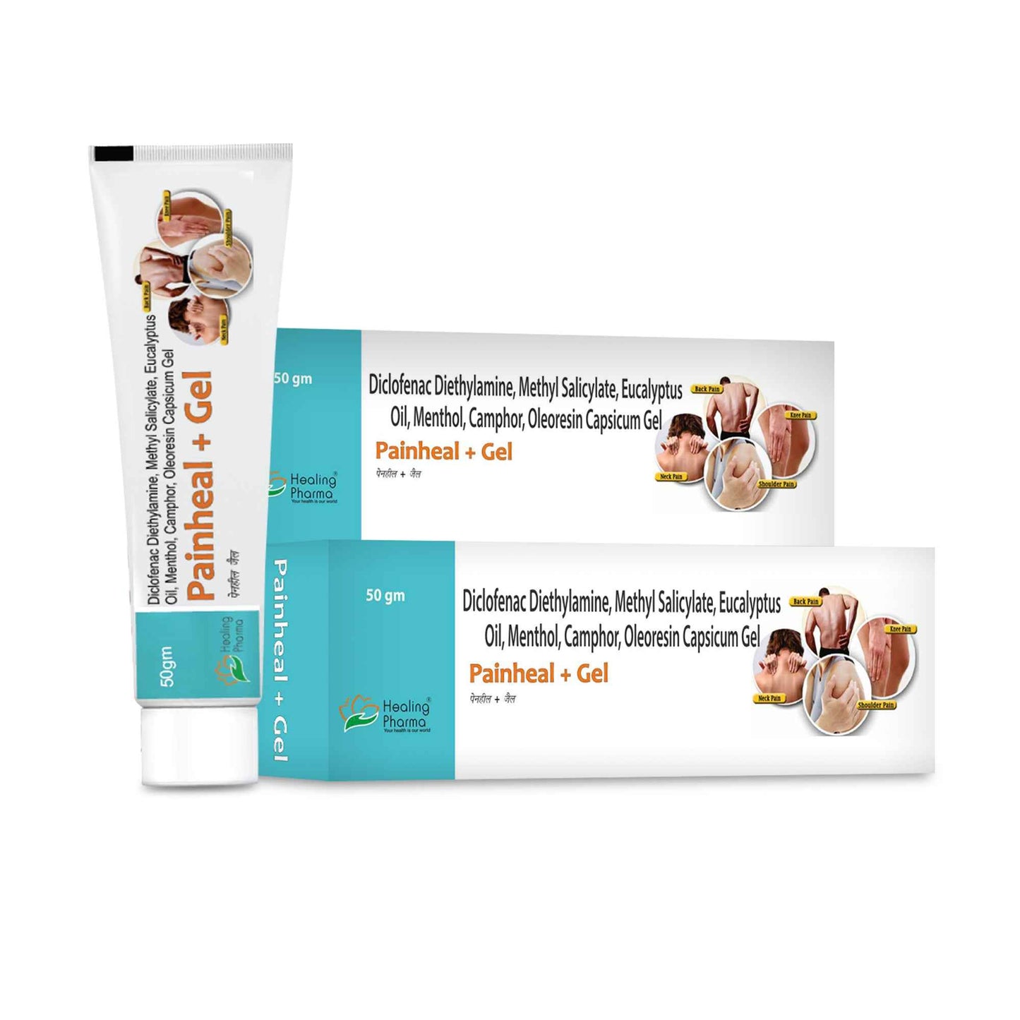 Healing Pharma Painheal Diclofenac Pain Relief Gel - Healing Pharma