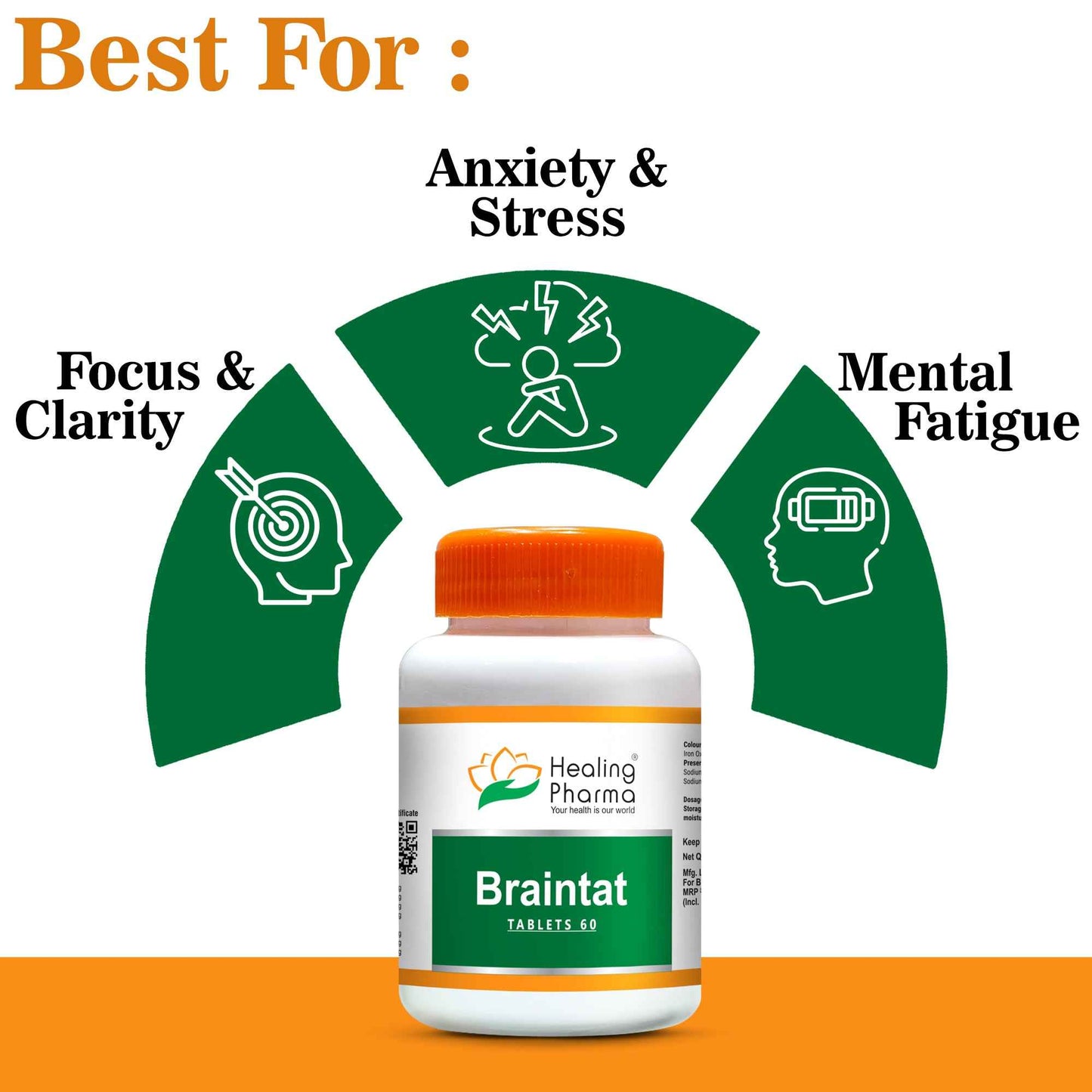 Healing Braintat Herbal Tablets