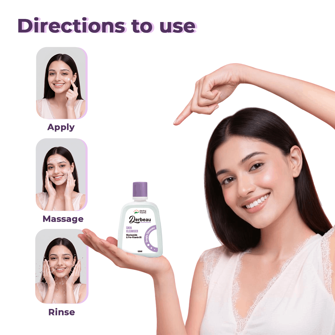 Derbeau Skin Cleanser with Niacinamide & Pro - Vitamin B5