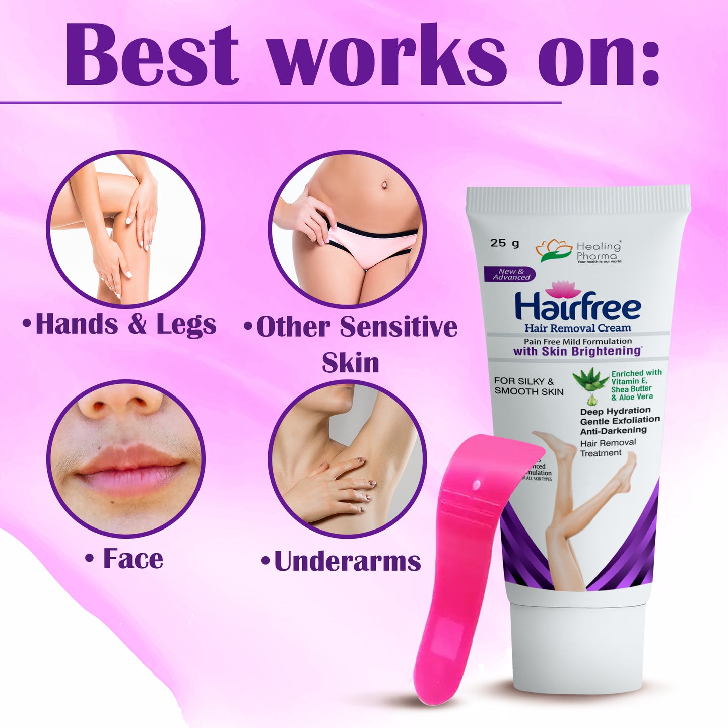 how to works haifree cream