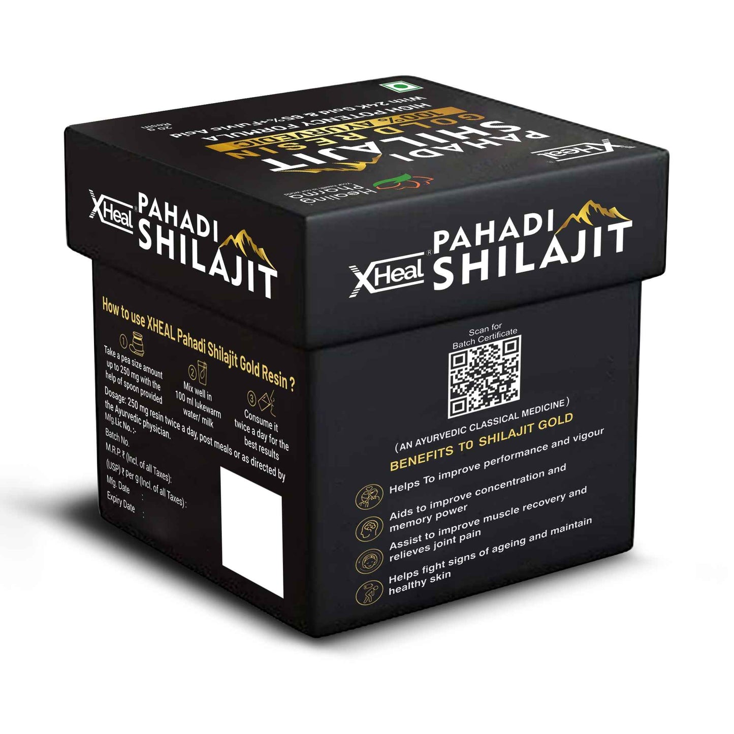 Buy XHeal Pahadi Shilajit Gold Resin - 20g Pack