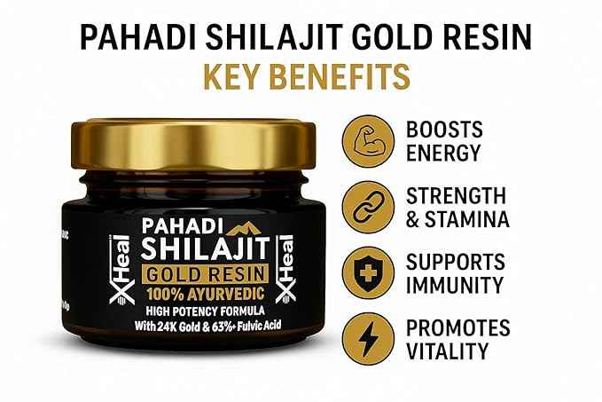 Buy XHeal Pahadi Shilajit Gold Resin Online - Healing Pharma