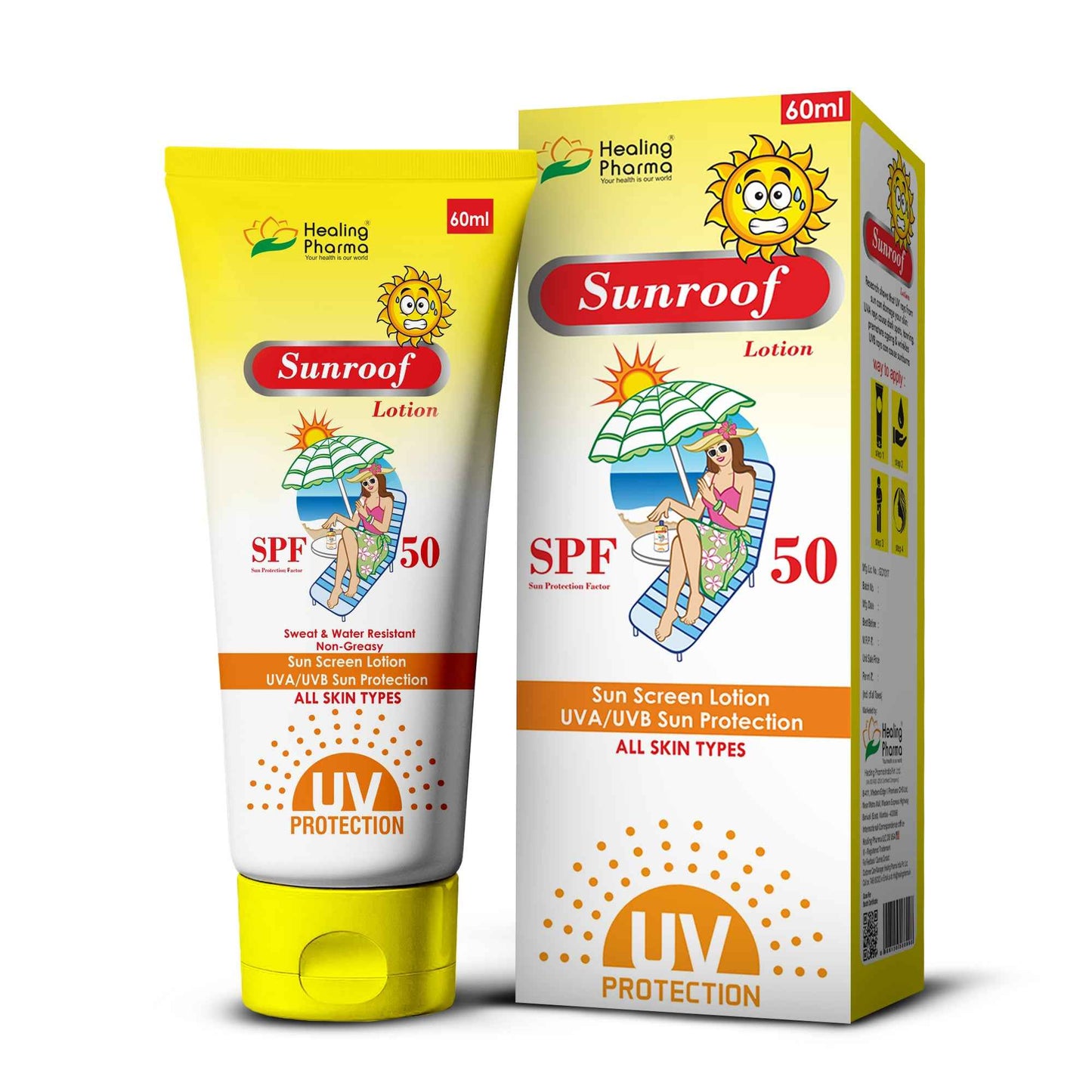 Healing Pharma Sunroof Sunscreen SPF 50+