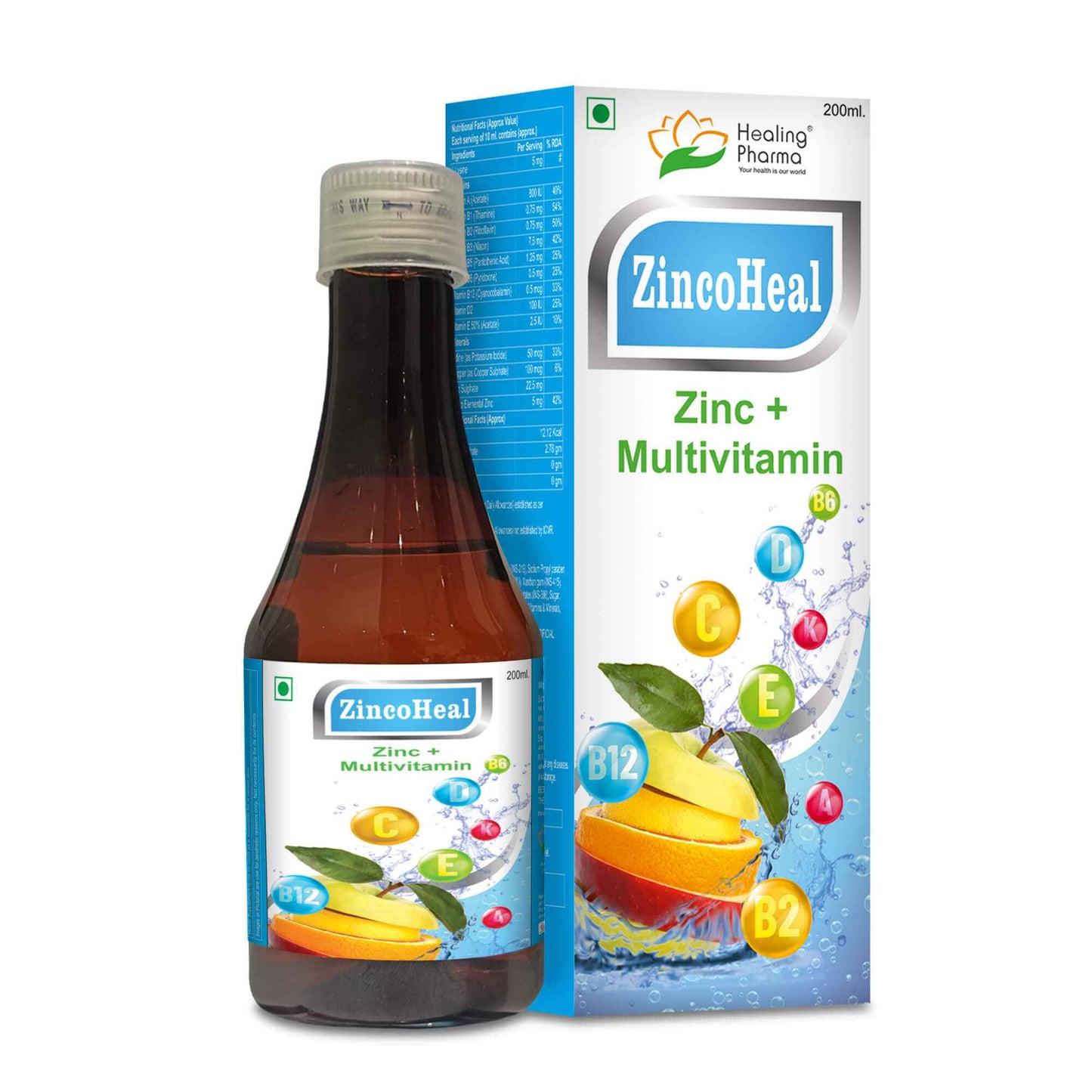 Zincoheal Zinc Supplement Syrup