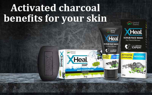 Activated charcoal benefits for your skin - Healing Pharma
