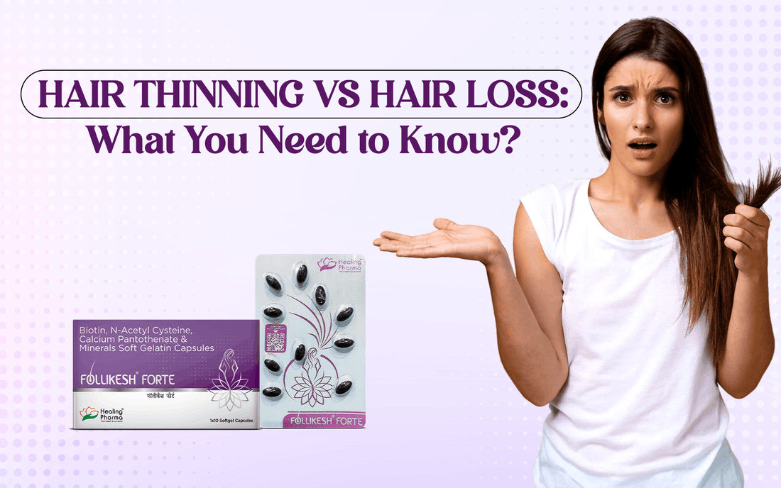 Hair Thinning vs Hair Loss
