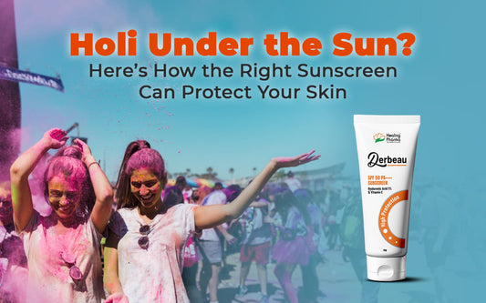 Sunscreen for Holi under the sun