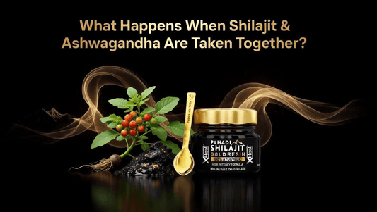 When Shilajit and Ashwagandha Are Taken Together