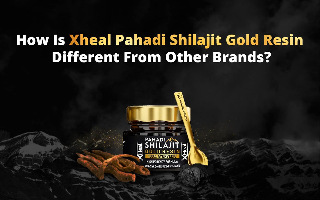 How Is Xheal Pahadi Shilajit Gold Resin Different From Other Brands? - Healing Pharma