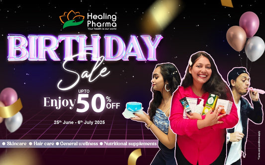 Birthday Sale Is Live: Unbelievable Price Drop on Healing Pharma Online - Healing Pharma