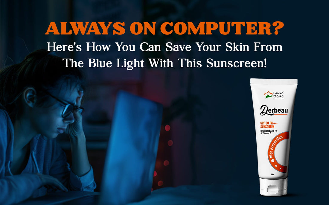 blue light skin damage