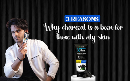 3 reasons why charcoal is a boon for those with oily-skin - Healing Pharma