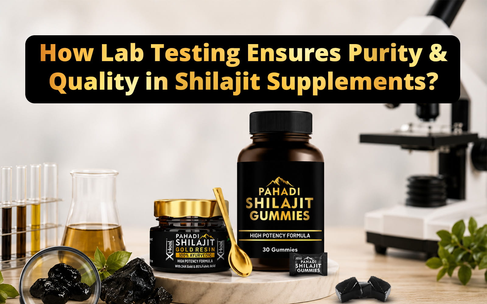 Shilajit Purity Testing Explained – Healing Pharma