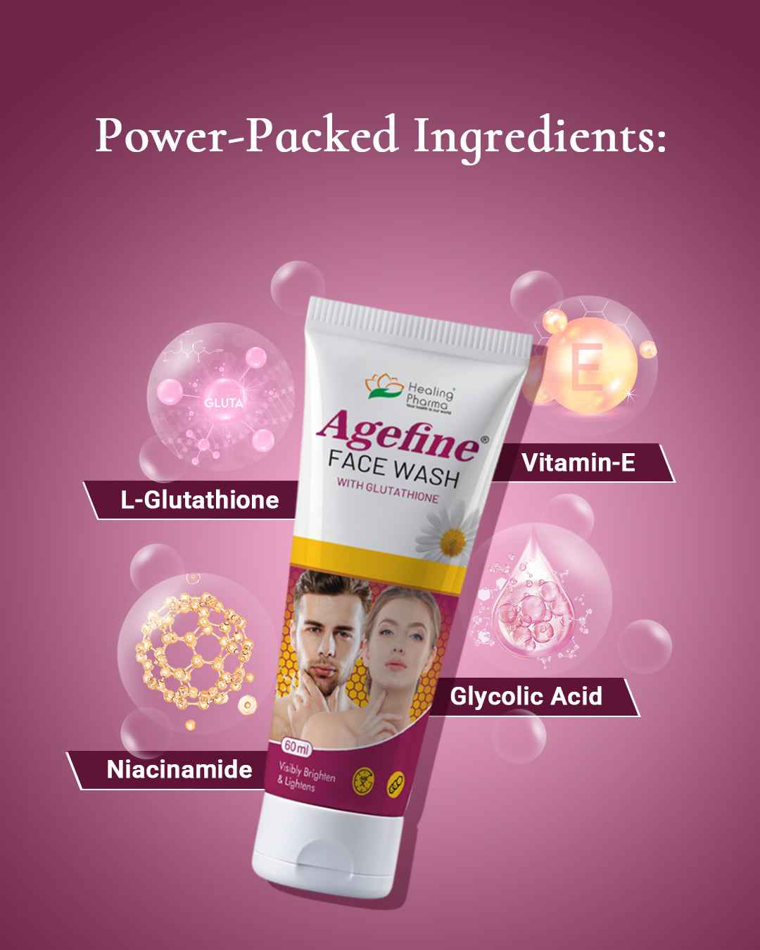 Healing Pharma Agefine Facewash Healing Pharma Agefine Facewash