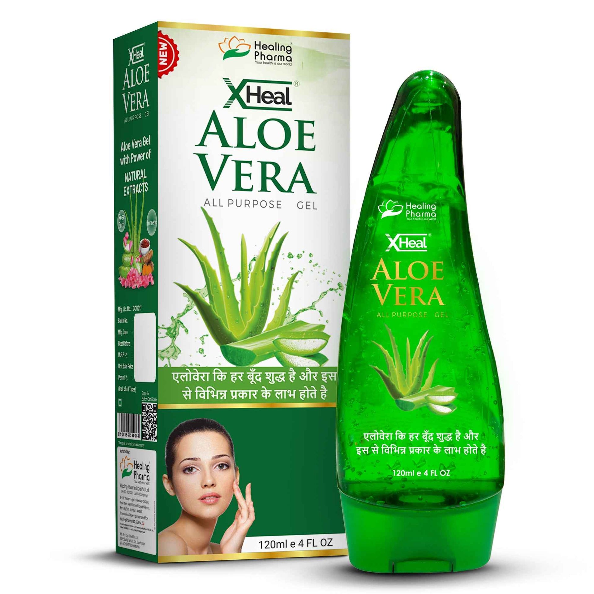 Aloe Vera Gel for Pure Skin & Hair Hydration