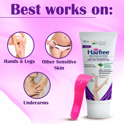 Hairfree - Hair Removal Cream 25g(Pack Of 2) - Healing Pharma