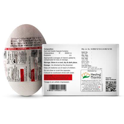 Bonefine D3 60000 IU Capsules