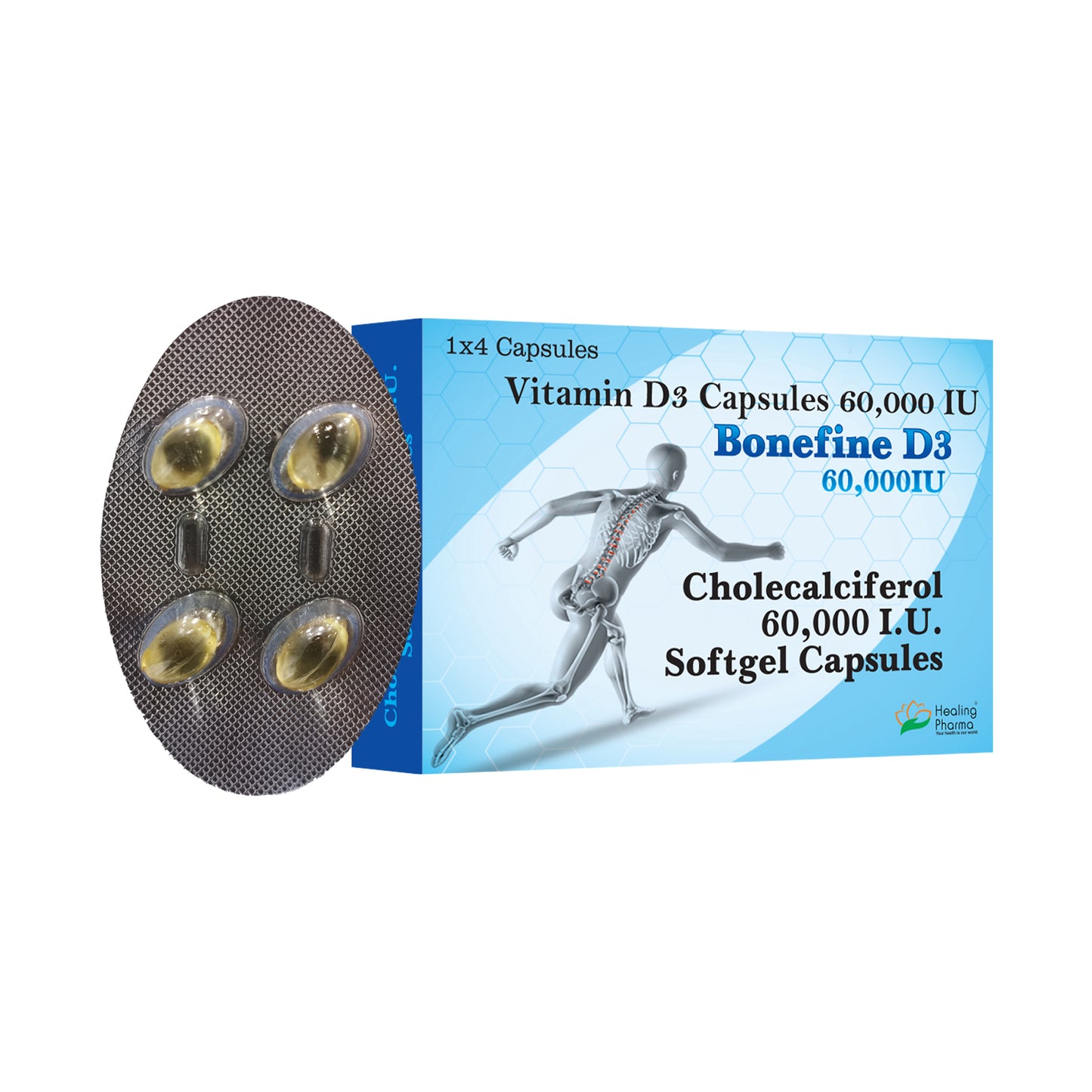 Vitamin D3 60,000 IU Capsules