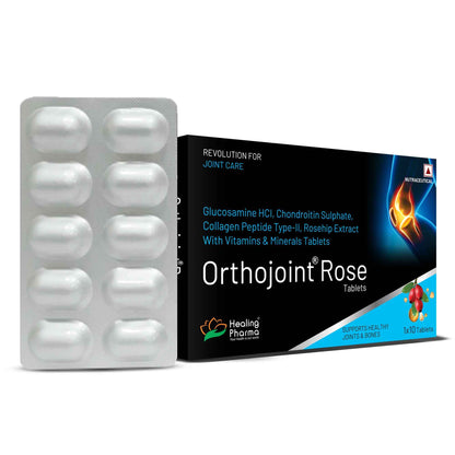 Healing Pharma Orthojoint Rose Tablets for Quick Pain Relief