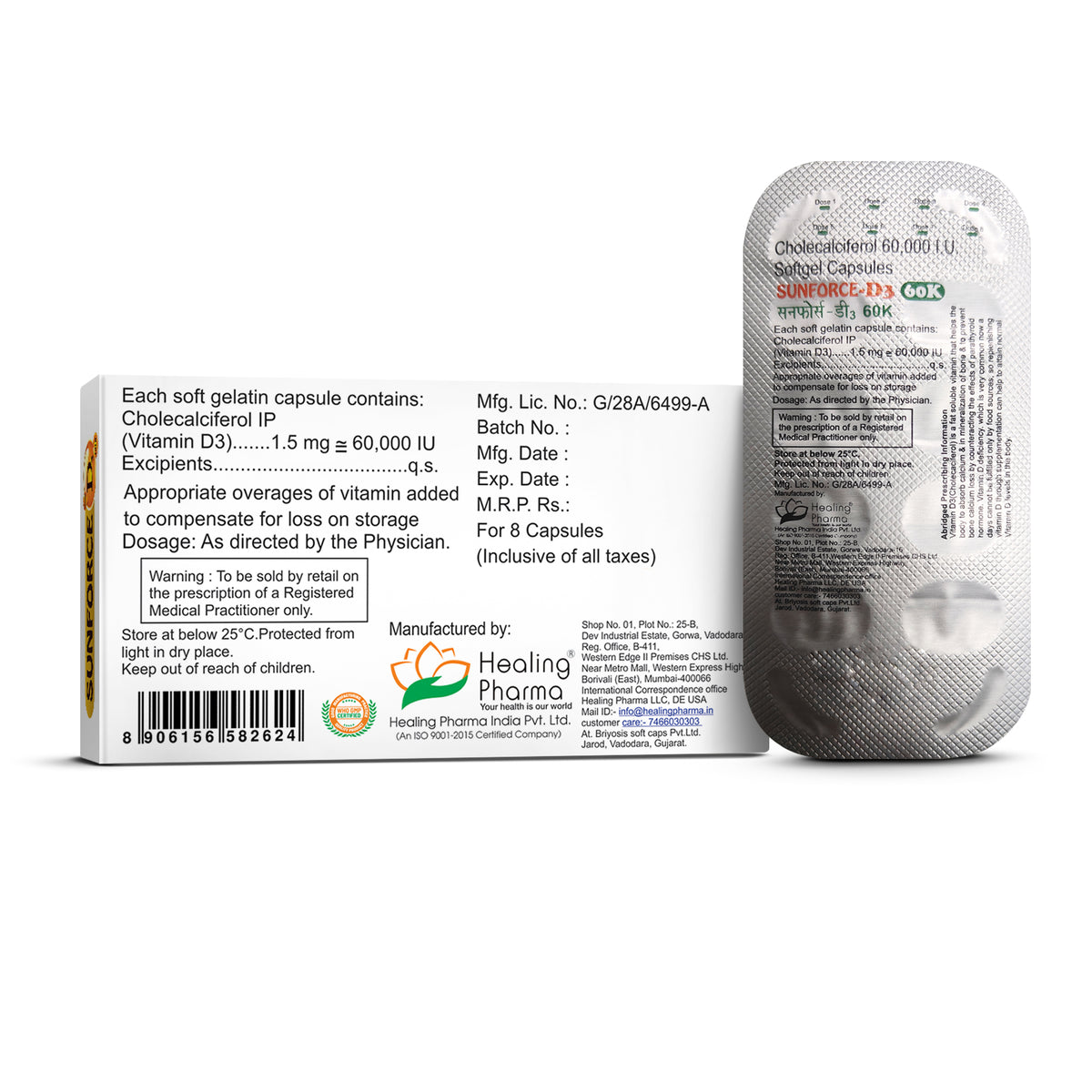 Cholecalciferol 60000 IU Capsules