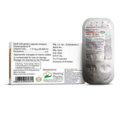 Cholecalciferol 60000 IU Capsules