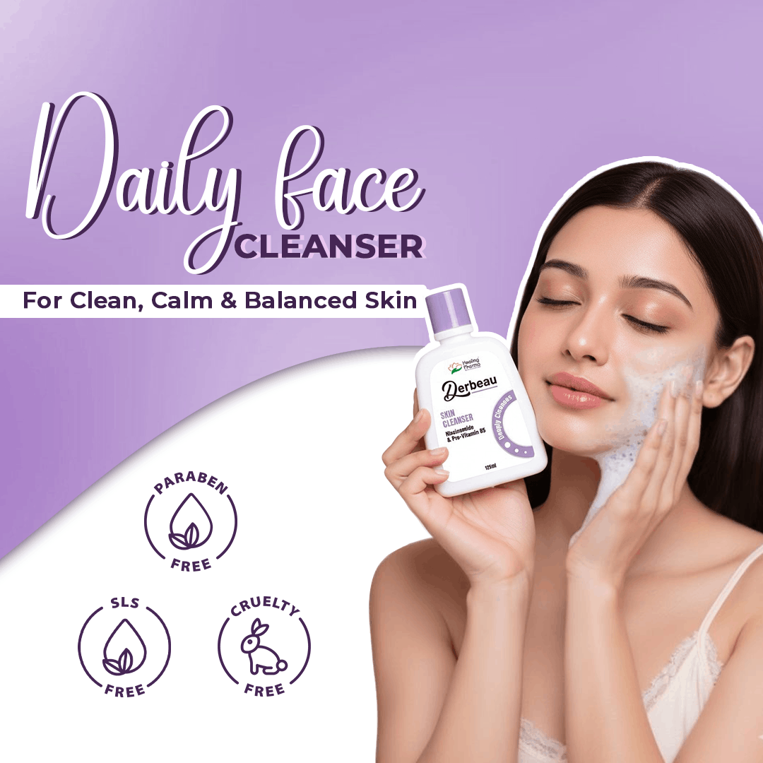 Derbeau Skin Cleanser with Niacinamide & Pro - Vitamin B5