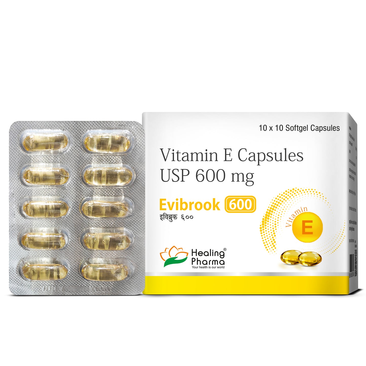 Evibrook 600mg - Vitamin E Cap