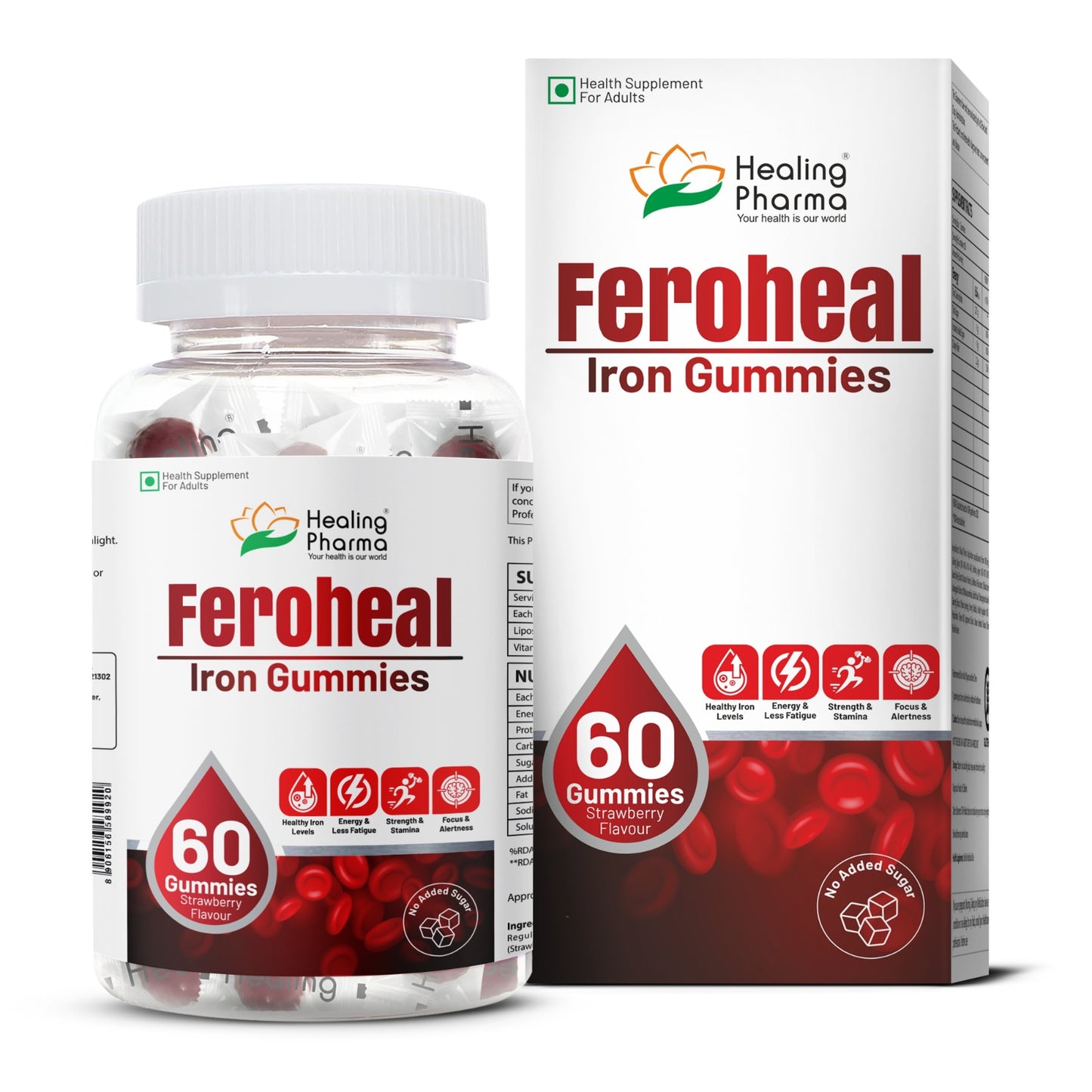 Feroheal Iron Gummies for Adults