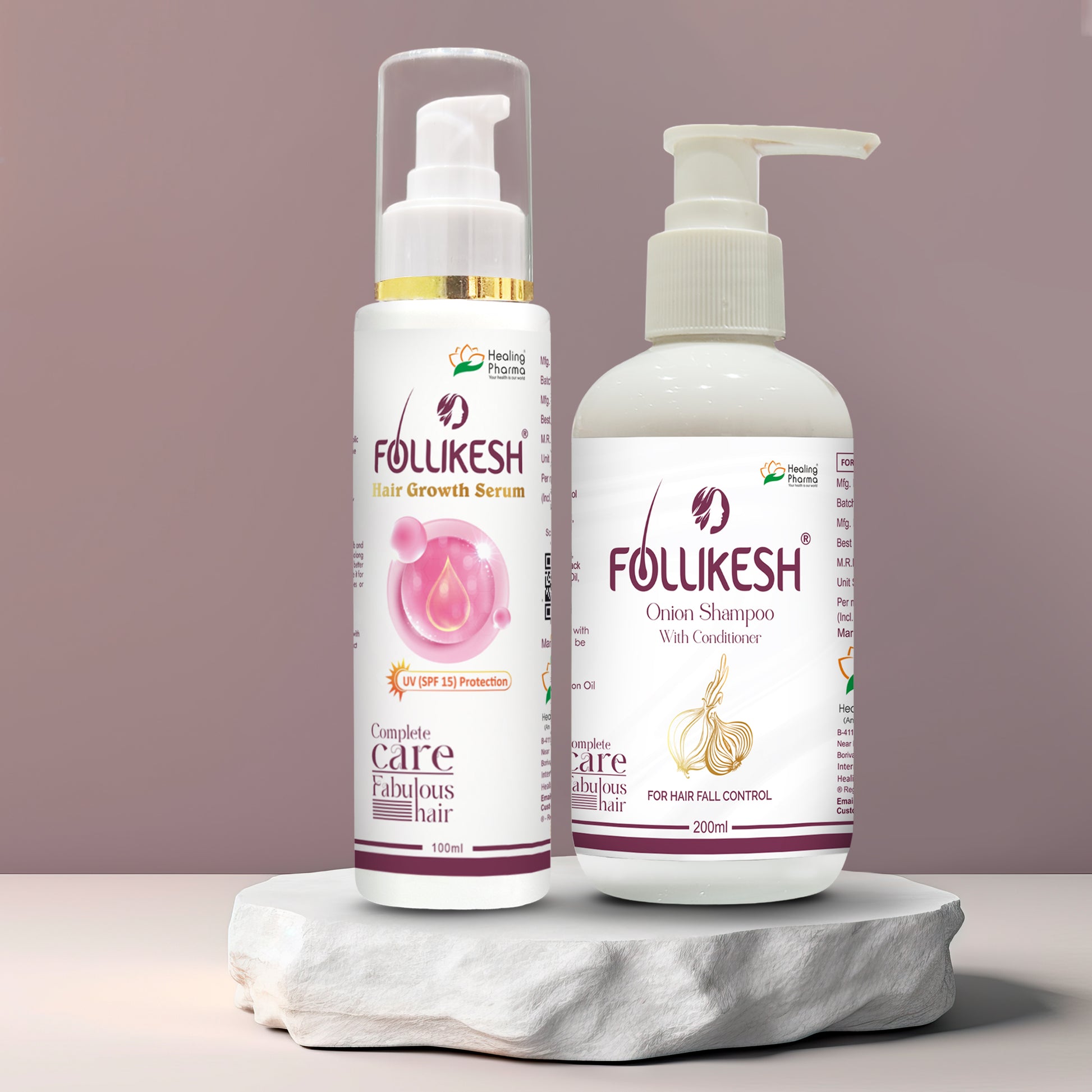 Hair Growth Serum and Onion Hair Shampoo