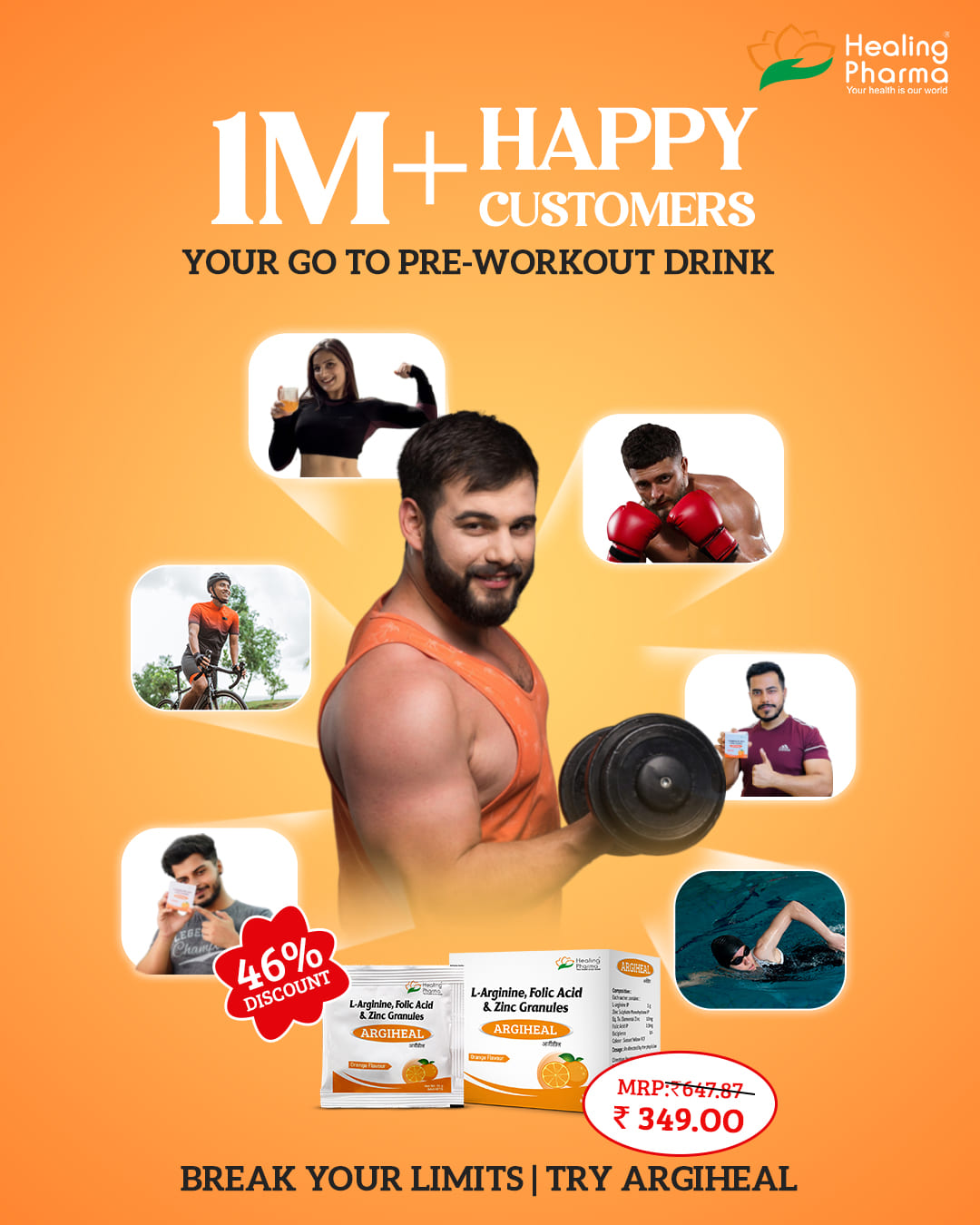 Happy Customer For L-Arginine Sachet