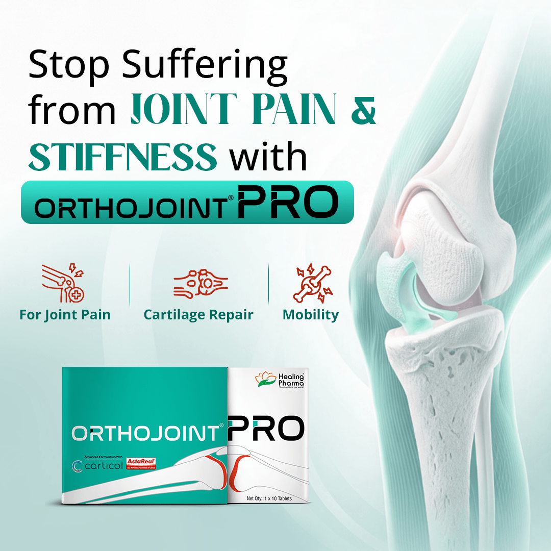 Orthojoint Pro – Advanced Joint Health Tablets (Glucosamine Sulfate 1500 mg, Collagen II, Astaxanthin)