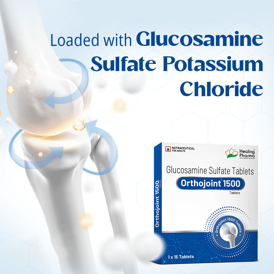 Orthojoint 1500 – Glucosamine Sulfate Tablets for Joint Pain Relief