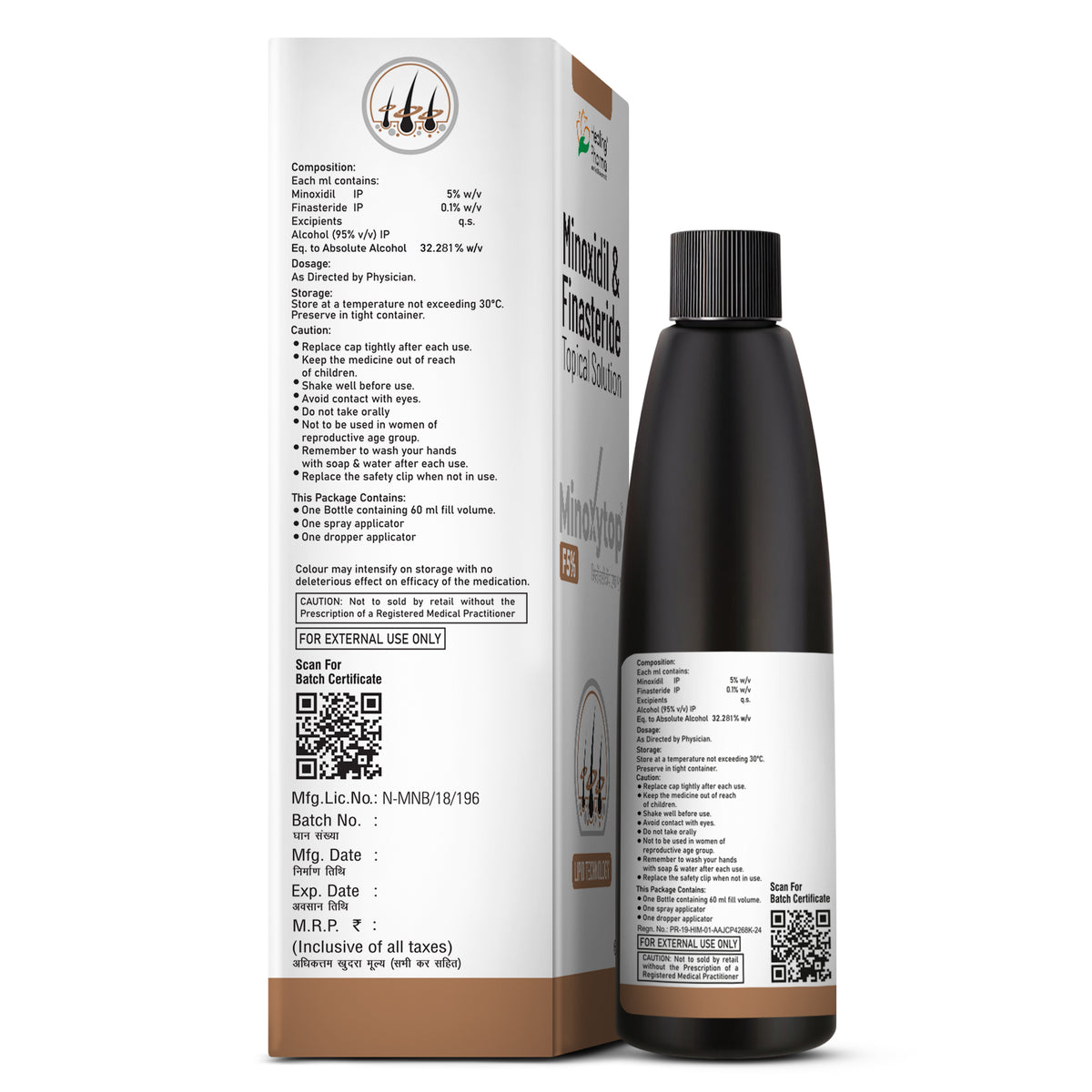 Minoxidil Finasteride Solution For Hair Regrowth