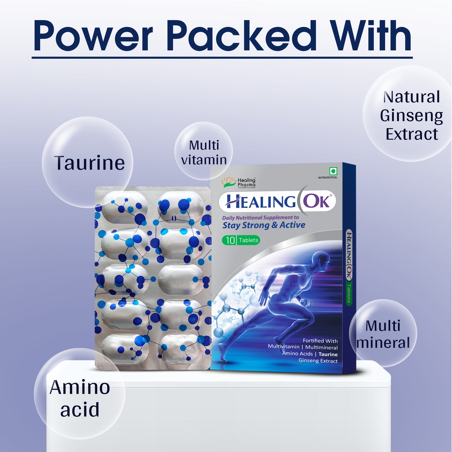 Multivitamins, Amino Acid  Zinc and Ginseng extract