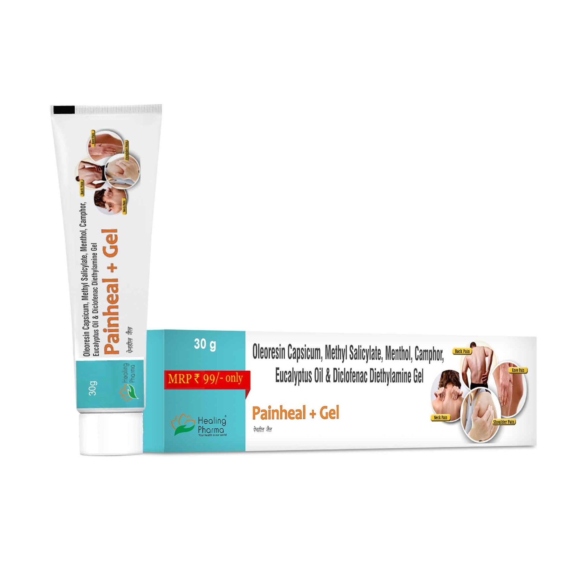 Healing Pharma Painheal Diclofenac Pain Relief Gel