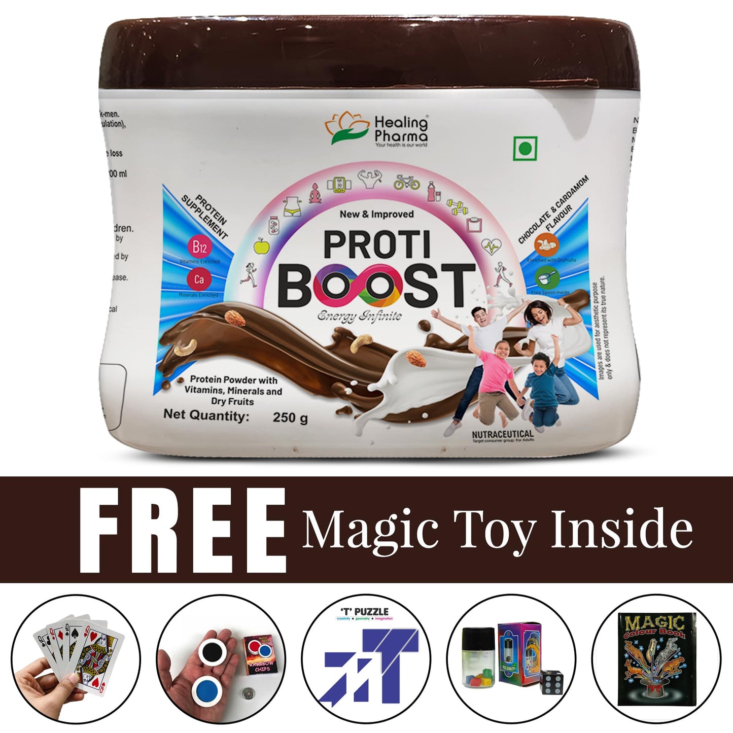 Healing Pharma Protiboost Protein Powder