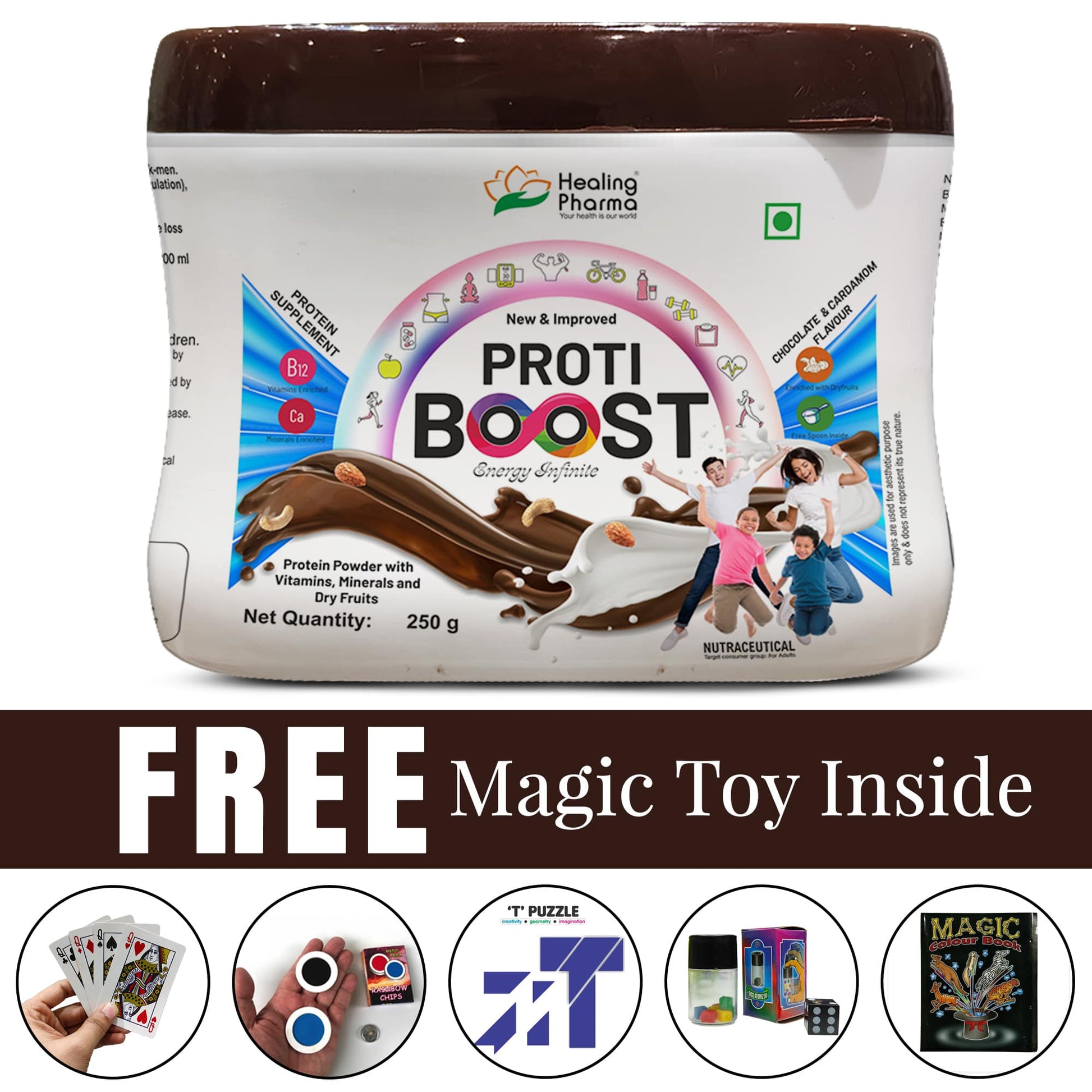 Healing Pharma Protiboost Protein Powder