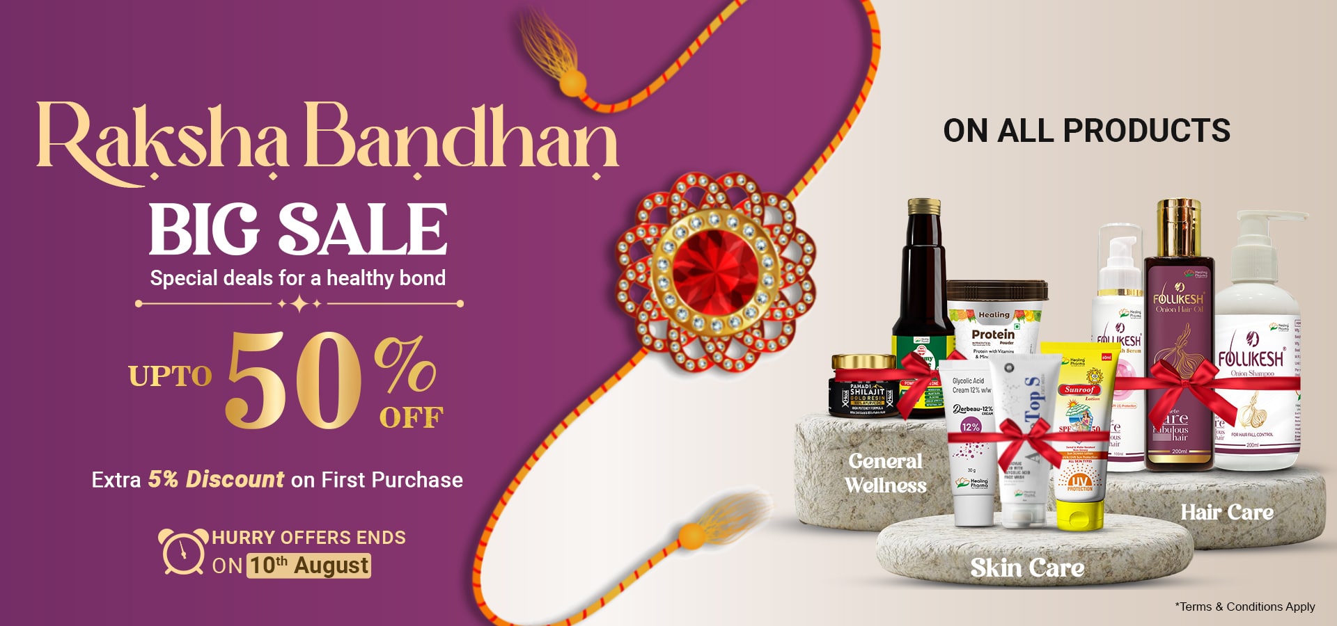 Raksha bandhan 2025 banner