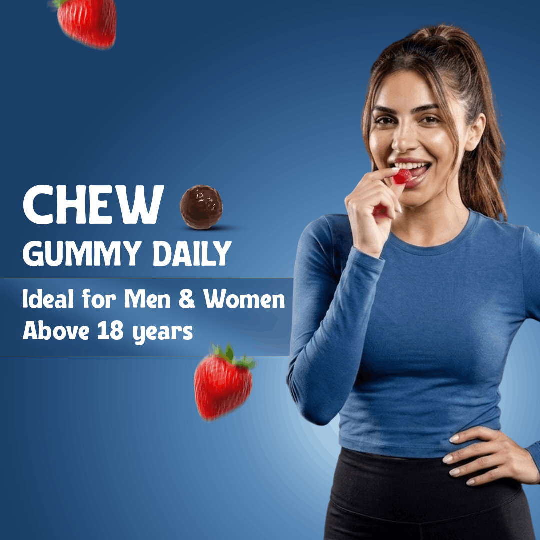 Strawberry multivitamin gummies