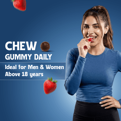 Strawberry multivitamin gummies