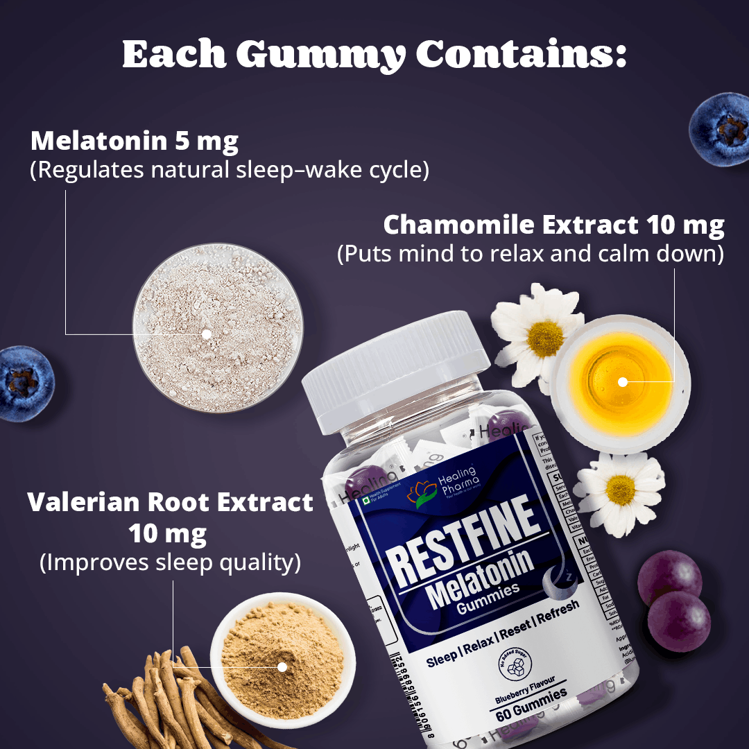 Sugar free melatonin gummies