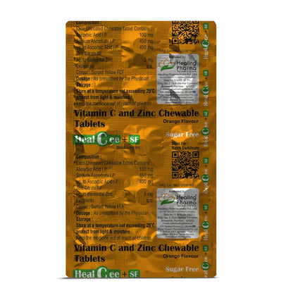 Vitamin C Chewable Tablets Orange Flavour