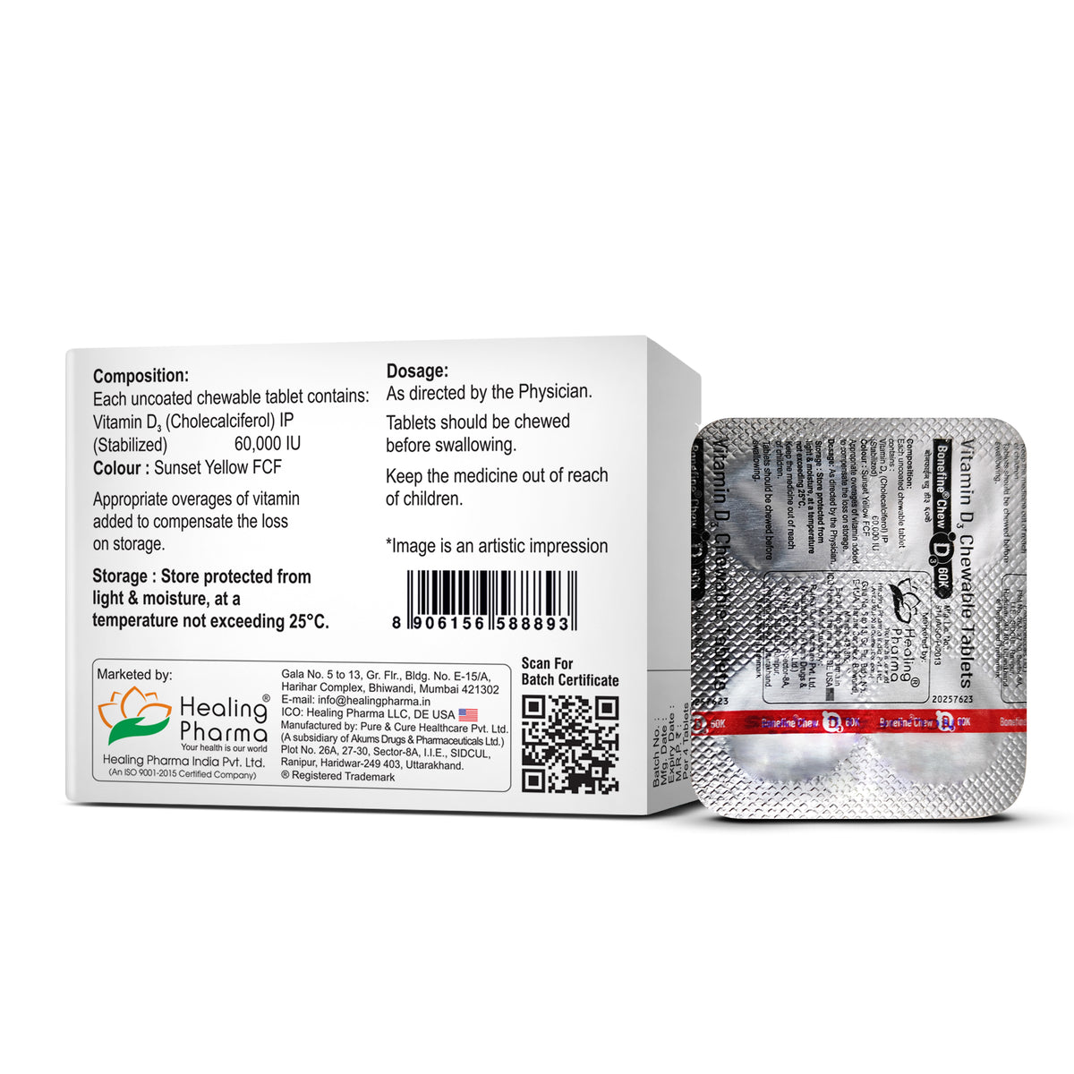 Vitamin D3 Chewable Tablets