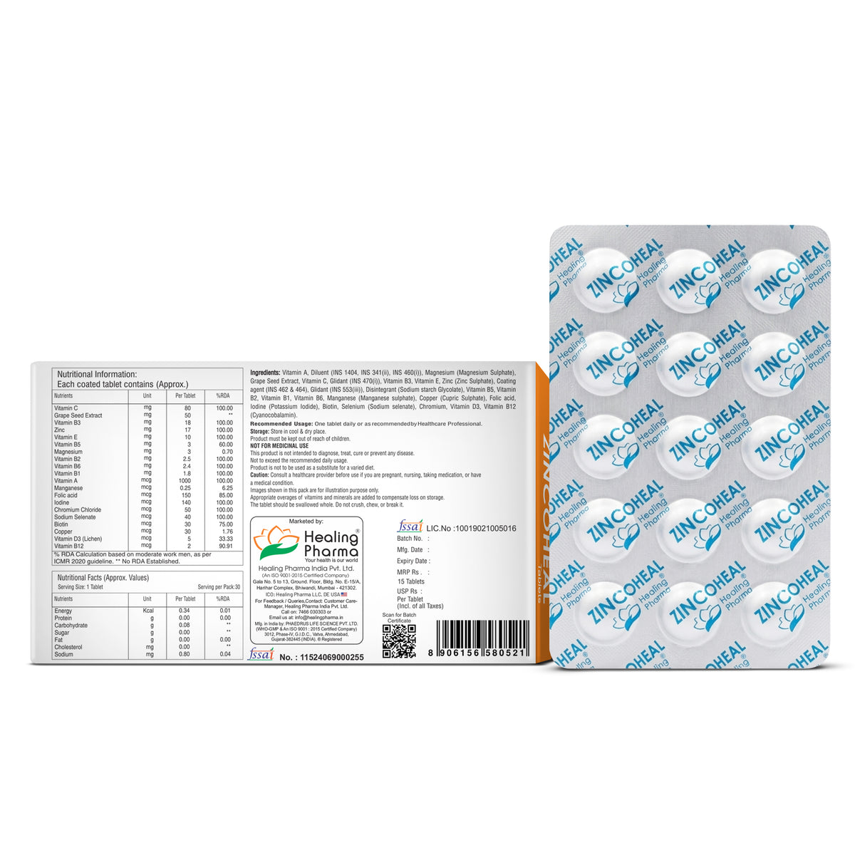 Zincoheal - Nutritional Support