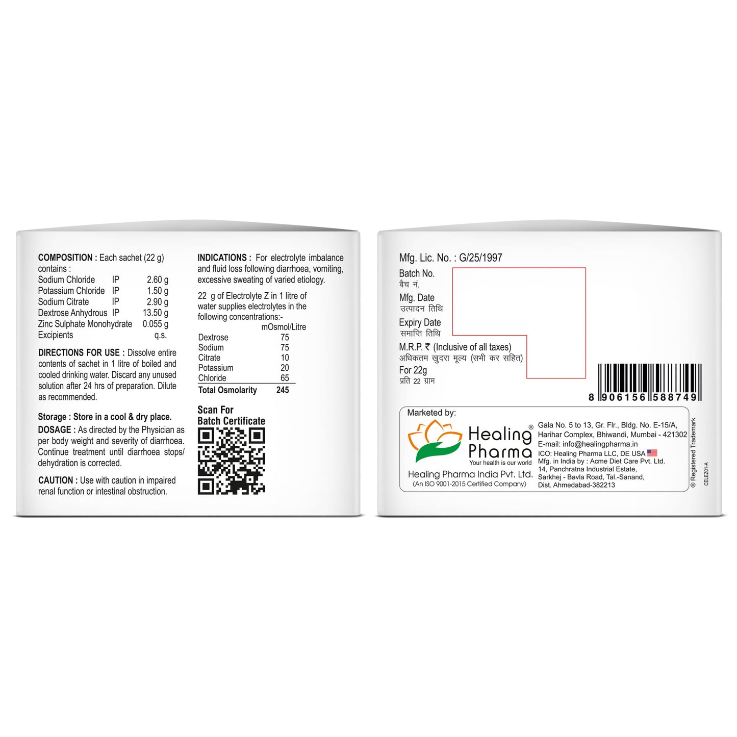 Best Oral Rehydration Salt with Zinc