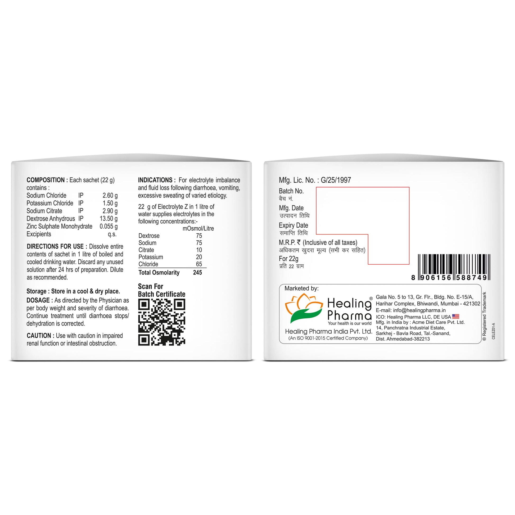 Best Oral Rehydration Salt with Zinc