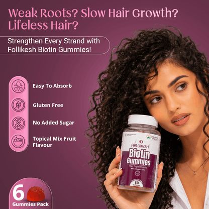 biotin supplement gummies for hair health