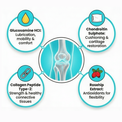 Healing Pharma Orthojoint Rose Tablets for Pain Relief