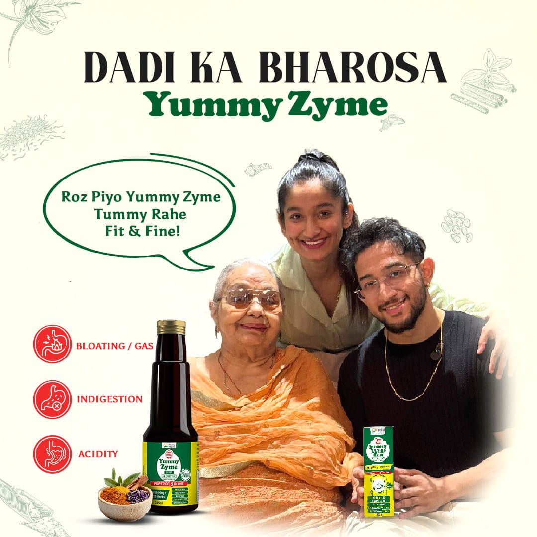 Healing Pharma - Yummy Zyme Digestive Enzyme Syrup (Sugar Free)